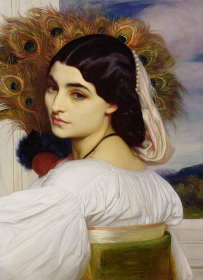 パヴォニア、1859 作： Frederic Leighton